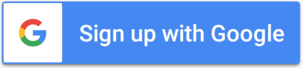 Sign up with Google